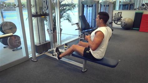 life fitness seated cable row