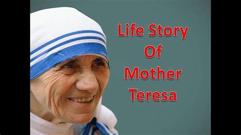 life history of mother teresa