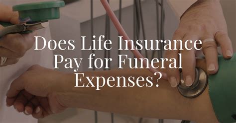 life insurance policy to pay for funeral