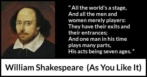 life is a play shakespeare quote