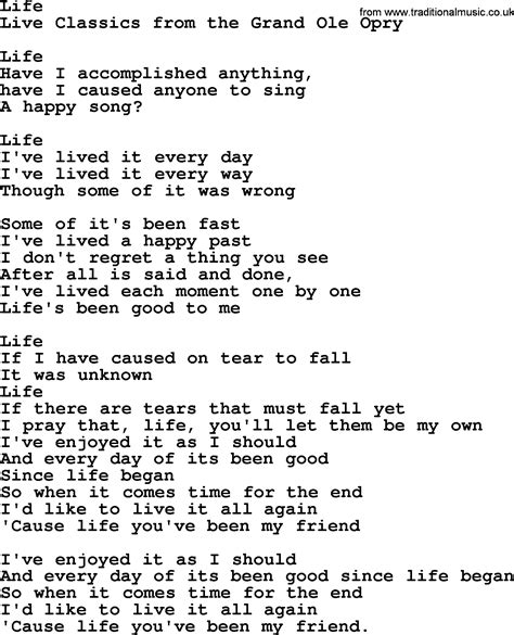 life is life la la la lyrics