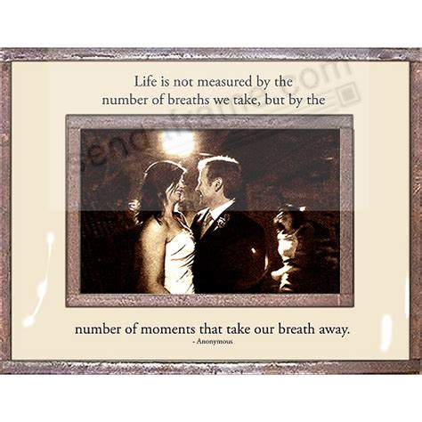 life is not measured picture frame