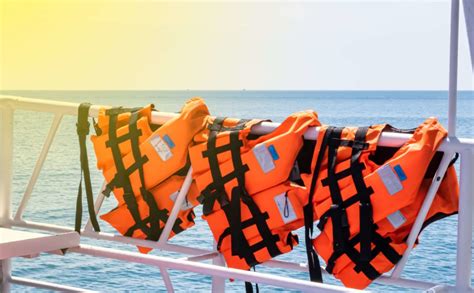 life jacket on boat