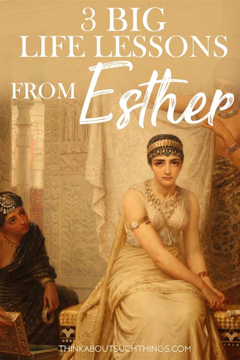 life lessons from esther in the bible