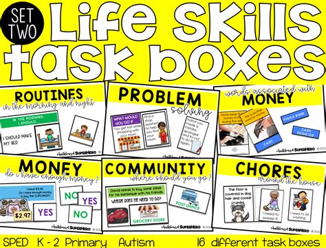 Life Skills Task Boxes