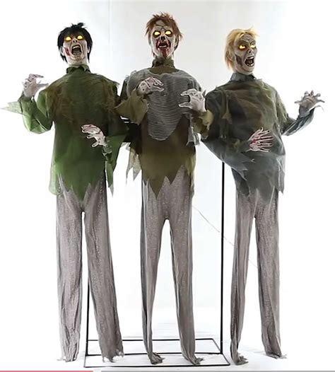 Life-sized zombie props