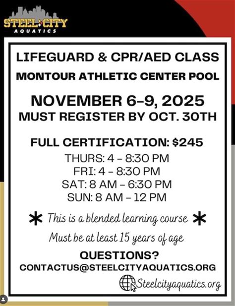 lifeguard certification pittsburgh