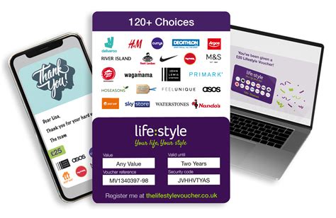 lifestyle vouchers not working