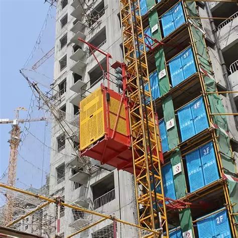 Lifter At Construction Site