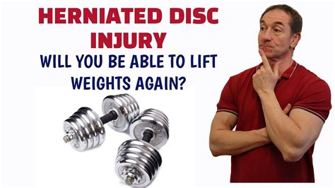 lifting weights with a herniated cervical disc
