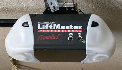 Liftmaster Garage Door Opener Manual