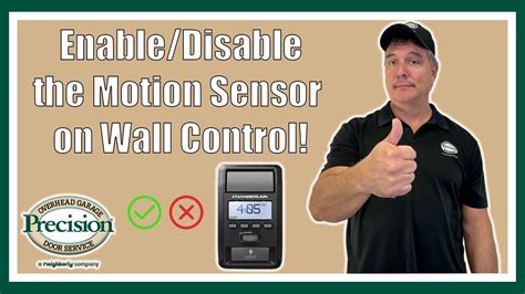 Liftmaster Motion Sensor Location