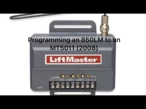 G850LM Universal Receiver, Security+ 2.0 LiftMaster
