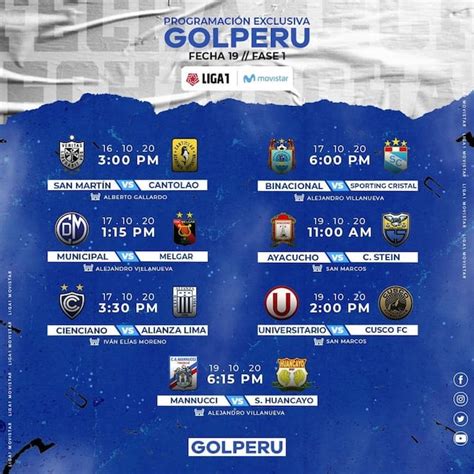 liga 1 fecha 19