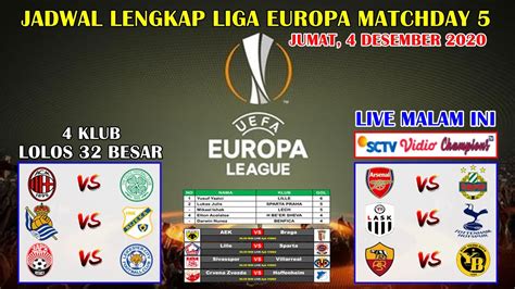 liga eropa hari ini