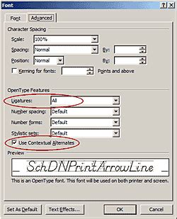 Ligatures On Windows