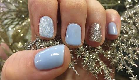 Light Blue And White Christmas Nails 30 Festive You Must Try Xuzinuo