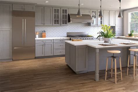 Interiors i love // Kitchens with gray islands K Sarah Designs
