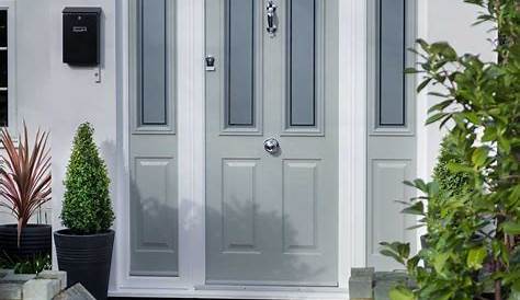 Light grey Composite door Sapphire Windows