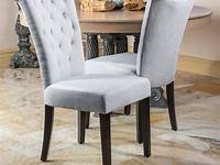 Perth Leather Dining Chair Light Grey Furniture Choice