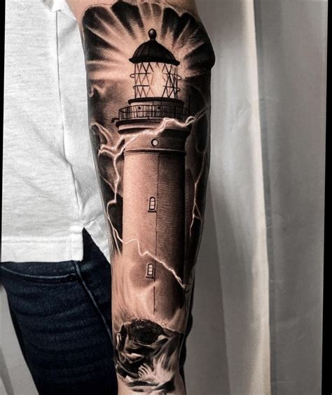 Famous Light House Tattoo Design References