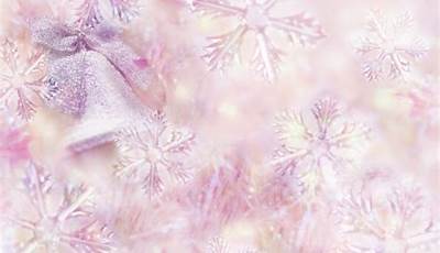 Light Pink Christmas Wallpaper