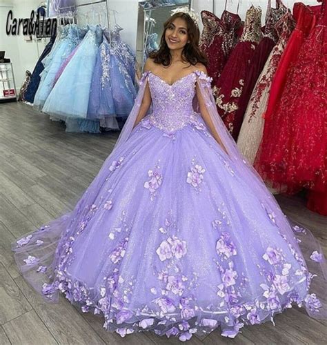Beaded Cold Shoulder Quinceanera Dress by Mary's Bridal