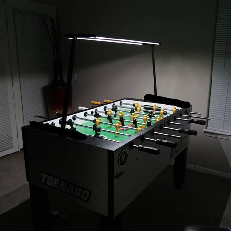 Light Above Foosball Table