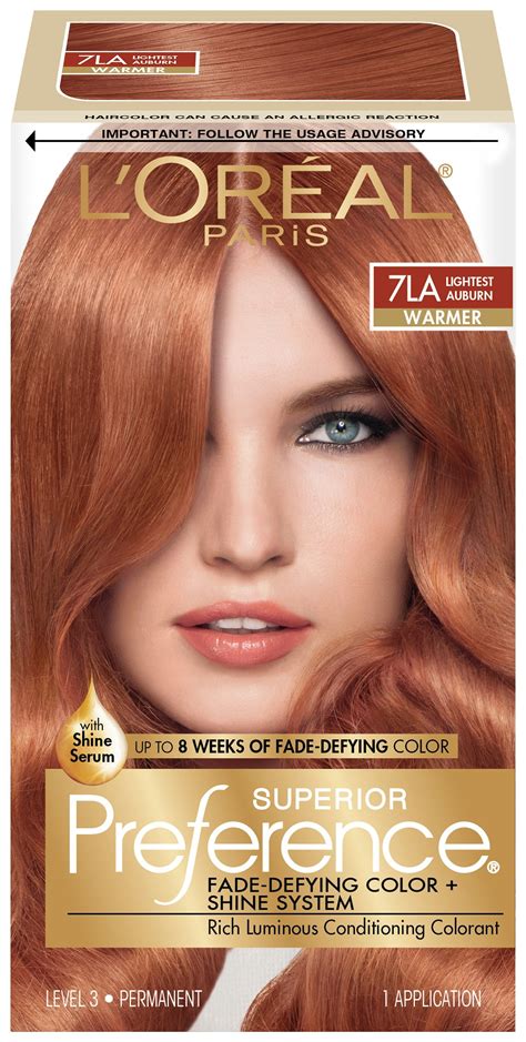 This Light Auburn Hair Color Loreal Hairstyles Inspiration