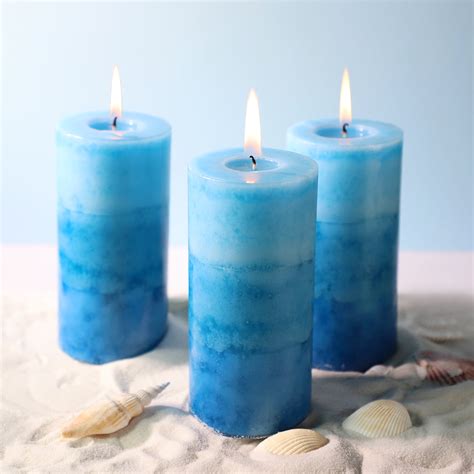 Light Blue Candles