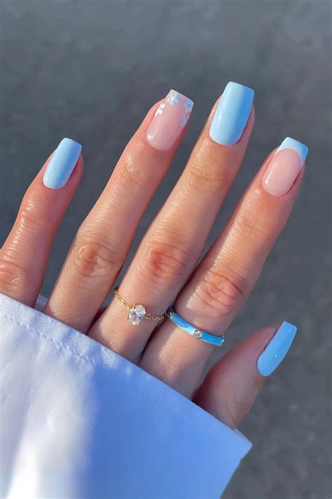 Light Blue Nails Pics