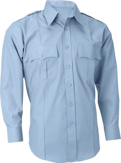 light blue police uniform shirt