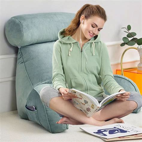 Light Blue Reading Pillow