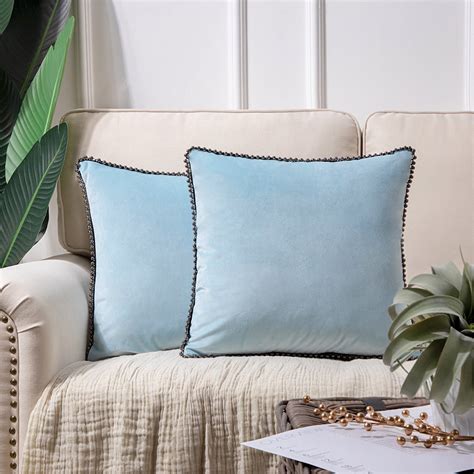 Light Blue Soft Pillows