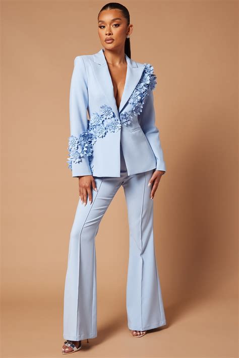 Light Blue Suit Set