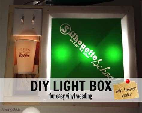 Light Box For Weeding Vinyl Diy