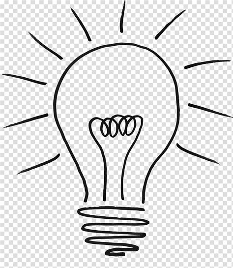 Light Bulb Drawing No Background