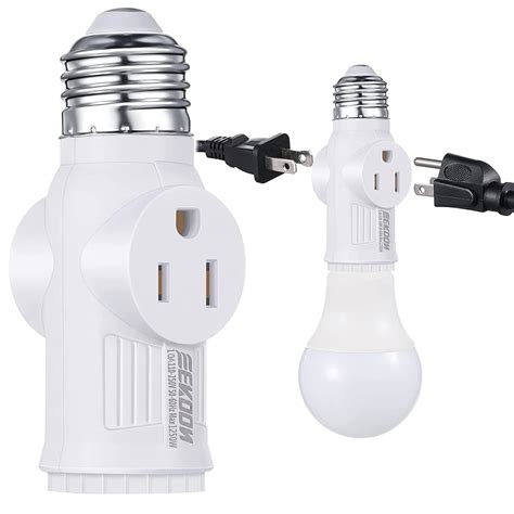 Light Bulb Extension Socket With Plug