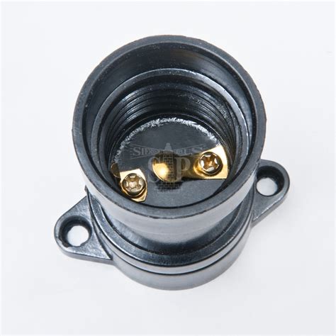 Light Bulb Socket Black