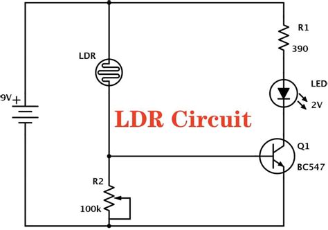 Light Dependent Resistor Function In A Circuit
