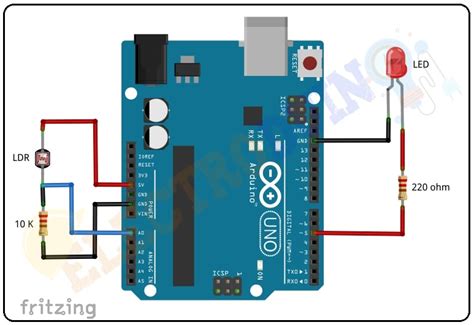 Light Detector Circuit Arduino