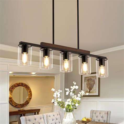 Light Fixture Dining Room Set