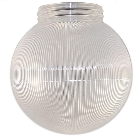 Light Fixture Threaded Glass Globe