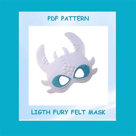 Light Fury Mask Printable