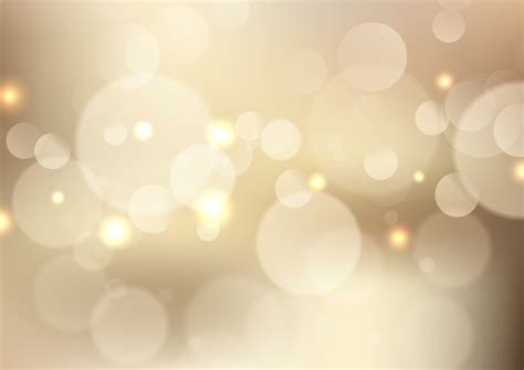 Light Gold Bokeh Background