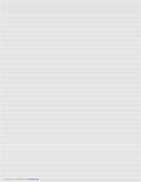 Light Gray Lined Paper