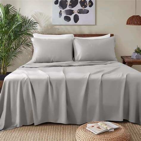 Light Grey Bed Sheets Queen