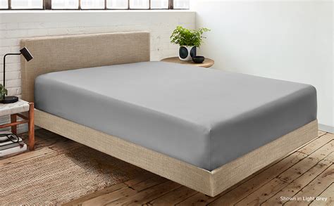 Light Grey Fitted Sheet Full