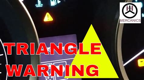 Light In Car Triangle With Exclamation Mark