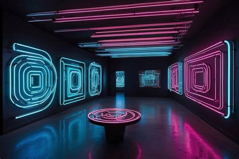 Light Installation Art Neon